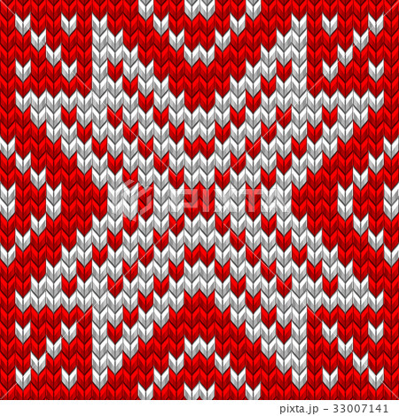 Nordic knitted perfect seamless pattern. EPS 10 33007141