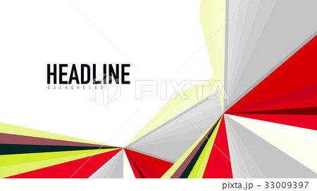Modern triangle presentation template 33009397