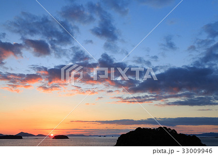 瀬戸内の夕景 -通仙園展望台- 33009946