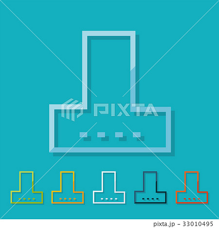 Cooker hood line icon, filled outline vector sign Cooker hood line icon, filled outline vector sign 33010495