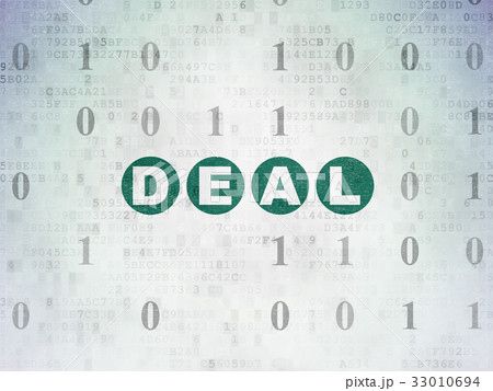 Business concept: Deal on Digital Data Paper Business concept: Deal on Digital Data Paper 33010694