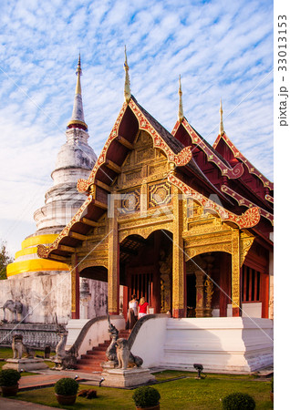 Wat Phra Singh temple, Chiang Mai, Thailand. Wat Phra Singh temple, Chiang Mai, Thailand. 33013153