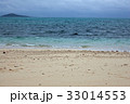 海岸　水平線　波打ち際 33014553