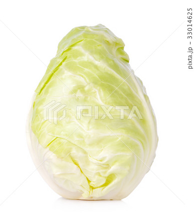 Fresh cabbage in heart shape isolated Fresh cabbage in heart shape isolated 33014625