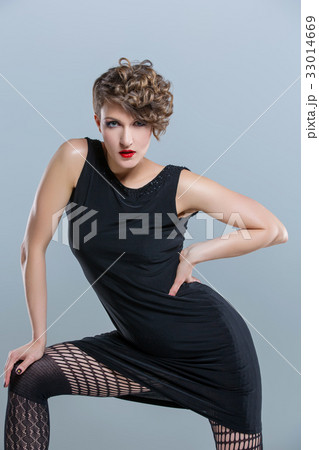 girl in small black dress 33014669