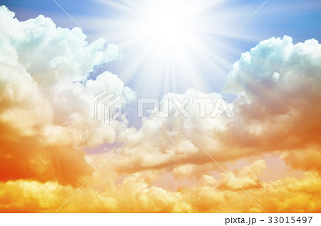 Fantastic multicolored sky 33015497