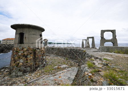 【国史跡・佐渡金銀山遺跡・土木遺産】佐渡鉱山 大間港(ローダー橋脚) 【国史跡・佐渡金銀山遺跡・土木遺産】佐渡鉱山 大間港(ローダー橋脚) 33015671