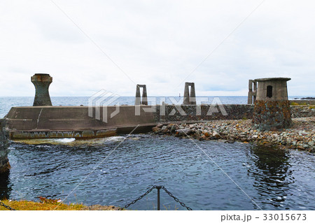 【国史跡・佐渡金銀山遺跡・土木遺産】佐渡鉱山 大間港 33015673