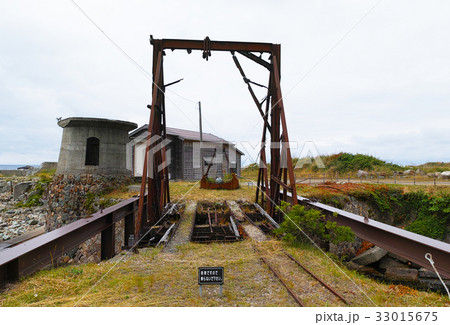 【国史跡・佐渡金銀山遺跡・土木遺産】佐渡鉱山 大間港（トラス橋） 33015675