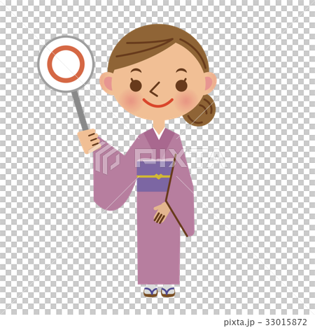 着物姿の旅館の女将さんのまる、正解イメージ 33015872