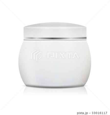 Cream Jar Blank Vector. Realistic packaging Mock 33016117