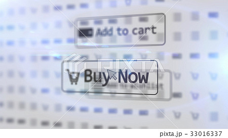 Illustration of internet shop with white screen 33016337