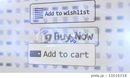 Illustration of modern internet shop with icons 33016338