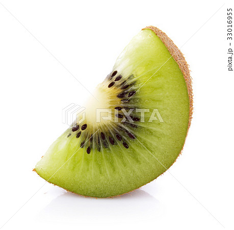 Kiwi fruit isolated on white background 33016955
