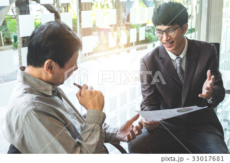 Business team meeting working with new startup Business team meeting working with new startup 33017681