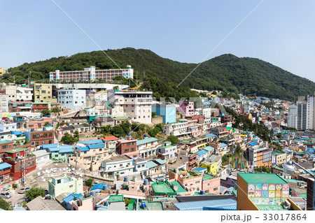 Gamcheon Culture Village Busan South Korea with bl 33017864
