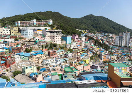Gamcheon Culture Village Busan South Korea with bl 33017866