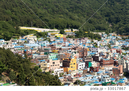 Gamcheon Culture Village Busan South Korea with bl 33017867