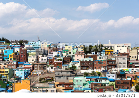 Gamcheon Culture Village Busan South Korea with bl 33017871