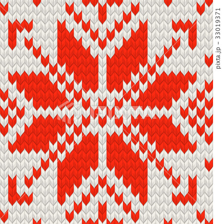White and Red Holiday seamless pattern. EPS 10 33019371