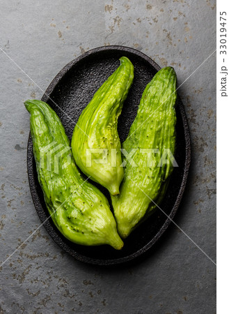 Fresh peruvian Latin American vegetable - Caigua - 33019475