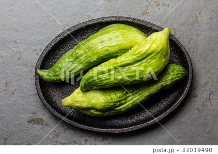 Fresh peruvian Latin American vegetable - Caigua - 33019490