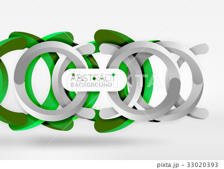 Modern 3d ring vector abstract background Modern 3d ring vector abstract background 33020393