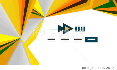 Modern triangle presentation template Modern triangle presentation template 33020817