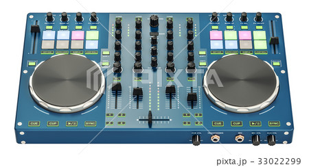 DJ Console, 3D rendering 33022299