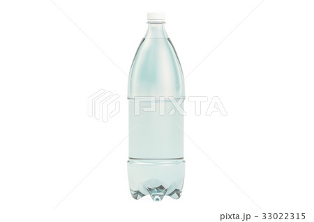 plastic water bottle, 3D rendering plastic water bottle, 3D rendering 33022315