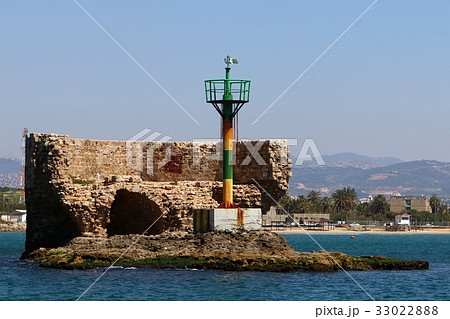 Acre old fortress on the shores of the Mediterrane 33022888