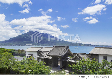 仙巌園から見た桜島 33025893