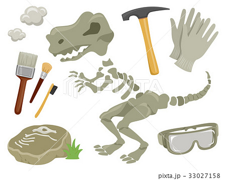 paleontologist tools clipart