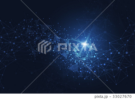 Abstract Polygonal Space Background 33027670