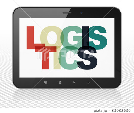 Business concept: Tablet Pc Computer with 33032636