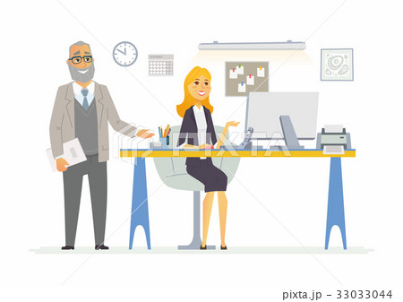 Office Life - modern vector cartoon business 33033044
