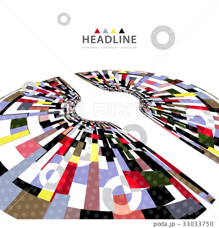 Brochure header layout template 33033750