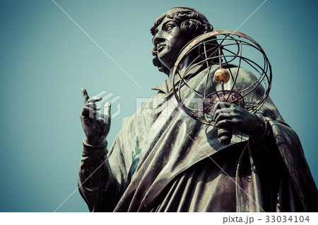 Monument of great astronomer Nicolaus Copernicus Monument of great astronomer Nicolaus Copernicus 33034104