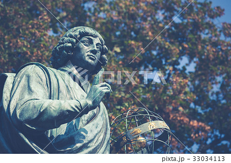 Nicolaus Copernicus statue in Torun, Poland Nicolaus Copernicus statue in Torun, Poland 33034113