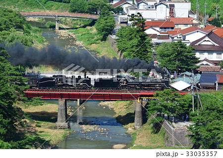 SLやまぐち号C57C56ラスト重連運転 33035357