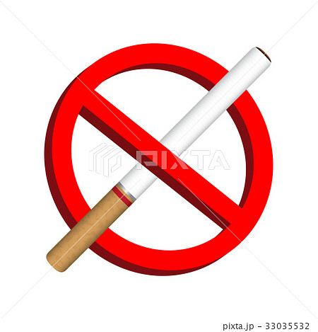 no smoke cigarette icon prohibition sign vector no smoke cigarette icon prohibition sign vector 33035532