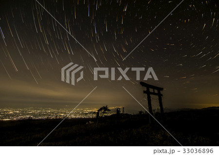 torii gate and star trails torii gate and star trails 33036896