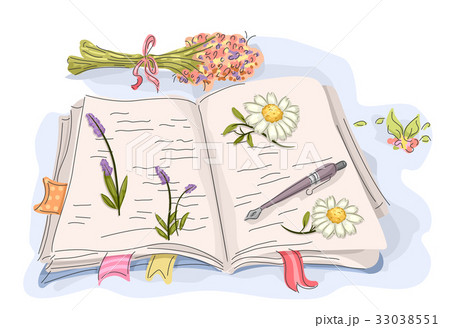 Book Pressed Flowers 33038551