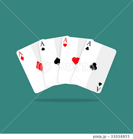 Four aces playing cards Four aces playing cards 33038855