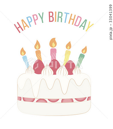 バースデーケーキとろうそく 33041399