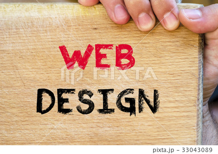 Web design text concept 33043089