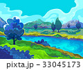 Landscape, Vector illustration 33045173