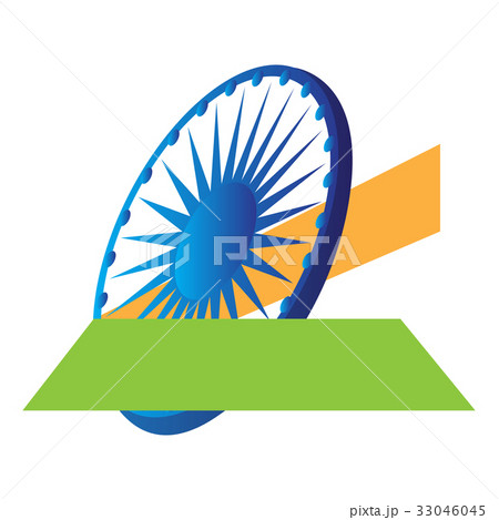 Emblem of the flag of India 33046045