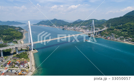 生口橋(しまなみ海道) 空撮 生口橋(しまなみ海道) 空撮 33050057