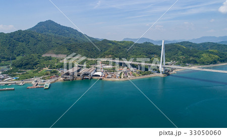 生口橋（しまなみ海道）　空撮 33050060